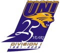 Northern Iowa Panthers 2006 Anniversary Logo Print Decal