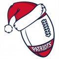 New England Patriots Football Christmas hat logo Iron On Transfer