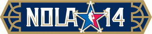 NBA All-Star Game 2013-2014 Wordmark Logo Print Decal