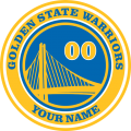 Golden State Warriors Customized Logo Iron On Transfer