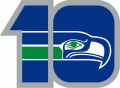 Seattle Seahawks 1985 Anniversary Logo Print Decal