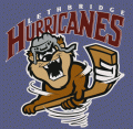 Lethbridge Hurricanes 1997 98-2003 04 Primary Logo Print Decal