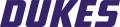 James Madison Dukes 2017-Pres Wordmark Logo 02 Iron On Transfer