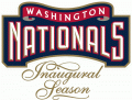 Washington Nationals 2005 Anniversary Logo Iron On Transfer