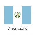 Guatemala flag logo Iron On Transfer