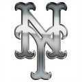 New York Mets Silver Logo Print Decal