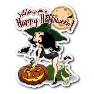 Halloween Logo 24 Print Decal