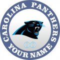 Carolina Panthers Customized Logo Iron On Transfer