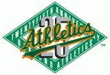 Oakland Athletics 1992 Anniversary Logo Iron On Transfer