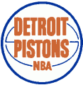 Detroit Pistons 1975-1978 Primary Logo Print Decal