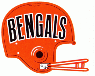 Cincinnati Bengals 1970-1980 Primary Logo Iron On Transfer