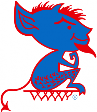 DePaul Blue Demons 1979-1998 Alternate Logo 01 Iron On Transfer