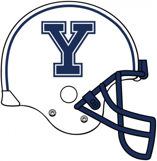 Yale Bulldogs 2000-Pres Helmet Logo Print Decal