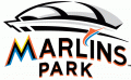 Miami Marlins 2012-Pres Stadium Logo Print Decal