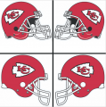 Kansas City Chiefs Helmet Logo Iron On Transfer