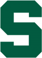 Michigan State Spartans 1983-Pres Secondary Logo Print Decal