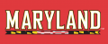 Maryland Terrapins 1997-Pres Wordmark Logo 03 Print Decal
