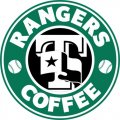 Texas Rangers Starbucks Coffee Logo Print Decal