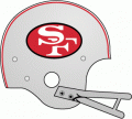 San Francisco 49ers 1962-1963 Helmet Logo Print Decal