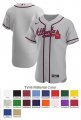 Atlanta Braves Custom Letter and Number Kits for Road Jersey Twill Material