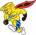 Tulsa Golden Hurricane 2000-2008 Mascot Logo Iron On Transfer