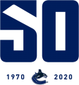 Vancouver Canucks 2019 20 Anniversary Logo 02 Print Decal