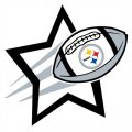 Pittsburgh Steelers Football Goal Star logo Iron On Transfer