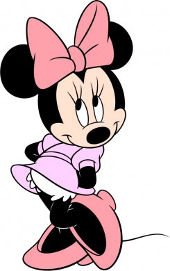 Minnie Mouse Logo 04 Print Decal