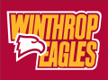 Winthrop Eagles 1995-Pres Wordmark Logo 01 Print Decal