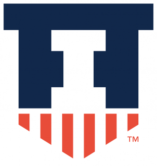 Illinois Fighting Illini 2014-Pres Secondary Logo Print Decal