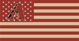 Arizona Diamondbacks Flag001 logo Print Decal