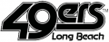 Long Beach State 49ers 1992-2006 Wordmark Logo Print Decal