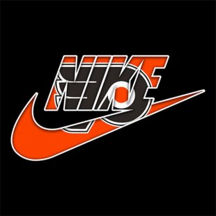 Philadelphia Flyers Nike logo Iron On Transfer