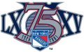 New York Rangers 2000 01 Anniversary Logo Print Decal