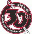 Buffalo Sabres 1999 00 Anniversary Logo Iron On Transfer