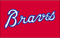 Atlanta Braves 1979-1980 Batting Practice Logo Print Decal