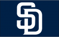 San Diego Padres 2004-2019 Cap Logo Print Decal