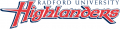 Radford Highlanders 2008-2015 Wordmark Logo Print Decal
