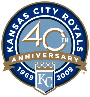 Kansas City Royals 2009 Anniversary Logo Print Decal