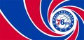 007 Philadelphia 76ers logo Print Decal