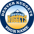 Denver Nuggets Customized Logo Iron On Transfer
