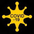 covid-19 logo 79 Iron On Transfer