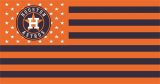 Houston Astros Flag001 logo Print Decal