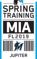 Miami Marlins 2019 Event Logo Iron On Transfer