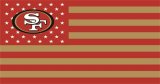 San Francisco 49ers Flag001 logo Print Decal