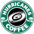 Carolina Hurricanes Starbucks Coffee Logo Iron On Transfer