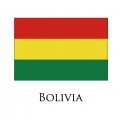 Bolivia flag logo Iron On Transfer