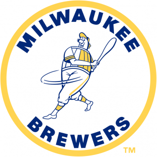 Milwaukee Brewers 1970-1977 Primary Logo Print Decal