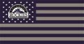 Colorado Rockies Flag001 logo Print Decal