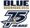 Winnipeg Blue Bombers 2005 Anniversary Logo Print Decal